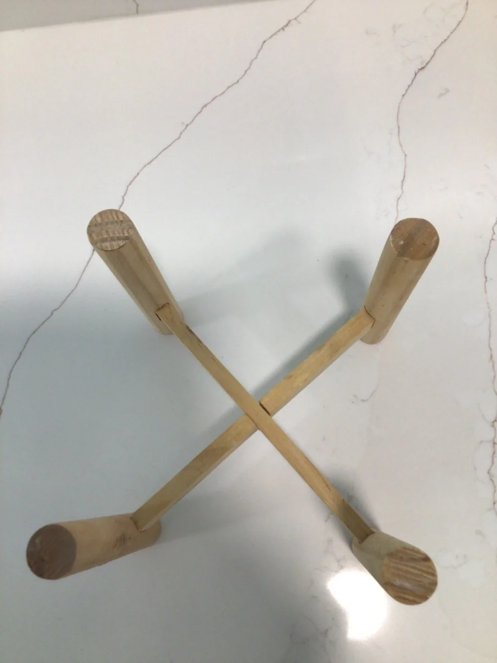 Plant stand holder wood